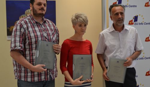 Sead Sadiković the first winner of the EU Award for Investigative Journalism in Montenegro