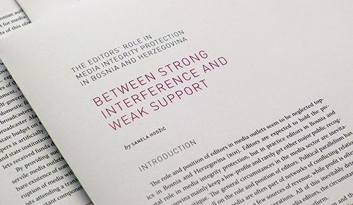 Editors in BiH: Between strong interference and weak support