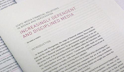 Media integrity report: State-media financial relations in Bosnia and Herzegovina